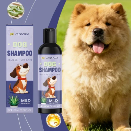 Dog Shampoo - Natural Gentle Formula, Deep Cleans Dirt & Odors, Nourishes Follicles, Keeps Fur Silky Soft & Lustrous